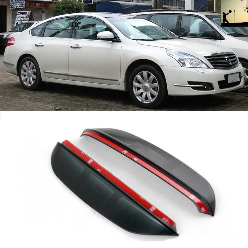 

Car-Styling FOR Nissan Teana J32 From 2009 to 2013 rearview mirror rain eyebrow Rainproof Flexible Blade Protector Car Styling