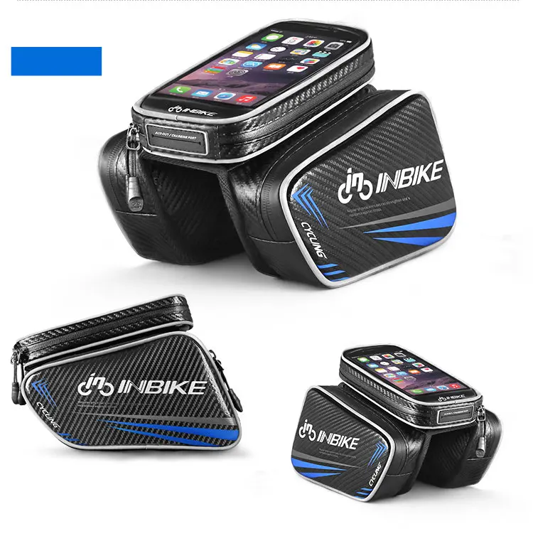 Excellent INBIKE Bike Bag Top Tube Bag Waterproof Bicycle Front Frame Pannier Bag with Touch Screen Phone Case B16265 18 Excellent INBIKE Bike Bag Top Tube Bag Waterproof Bicycle Front Frame Pannier Bag with Touch Screen Phone Case B16265 18
