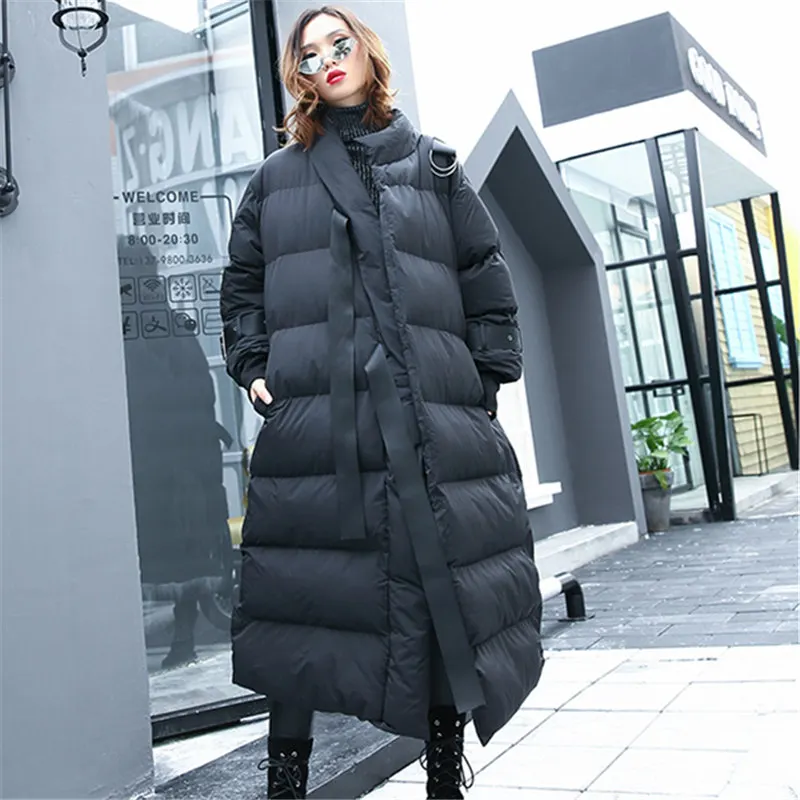 La Lâche Parka Nouvelle Long Coton Streetwear Plus Black D'hiver Vêtements Taille Chaud Lq486 Pardessus Femmes Manteau Veste Épaississent Hvw5v7z