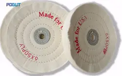 50ply, белый хлопок стежка полировки ткани колесо Полировальные подложки для полировки ювелирных изделий