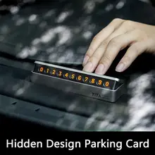 Серебряный скрытый дизайн Автомобильная Временная парковочная карта номерной знак для Mercedes-benz W204 W205 W212 W213 W222 универсальная часть