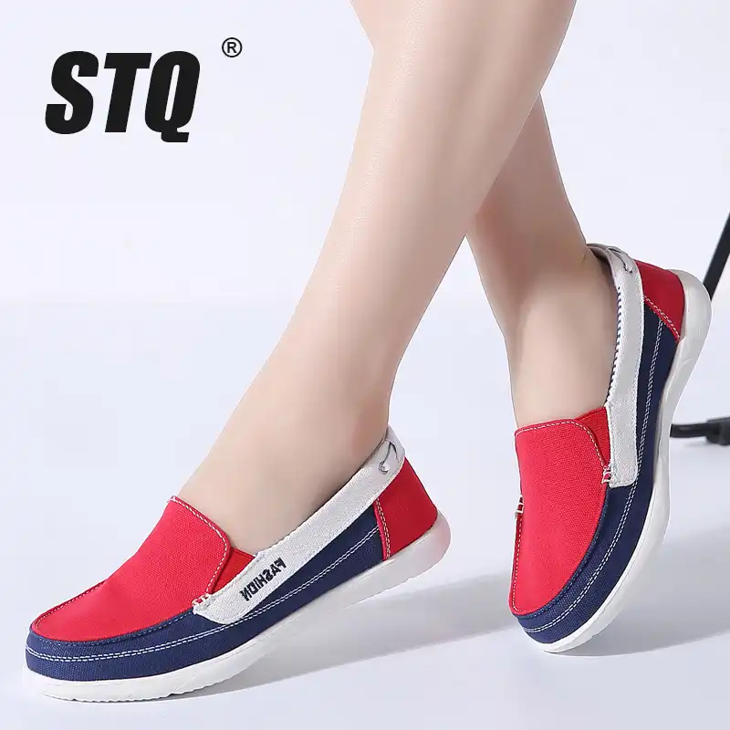 womens flat slip on sneakers