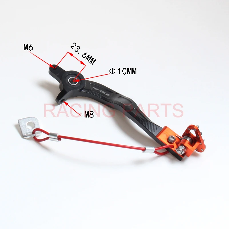 Aluminio pedal de freno trasero brazo palanca de freno para exc SX XC xc-w sx-f XC -F exc-f 125, 150, 200, 250, 300, 350, 450, 500