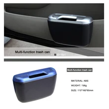 Универсальный автомобильный мусорный контейнер для путешествий, держатель мусора, мини-ведро для хранения