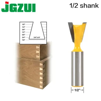 

1pc Dovetail Router Bit - 3/4" x 14 Degree - 1/2" Shank Woodworking cutter Tenon Cutter for Woodworking Tools-RCT