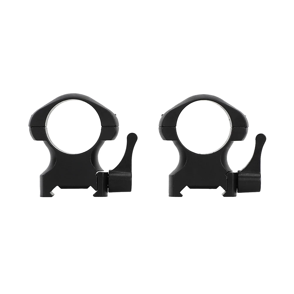 Montagens para Caça Ohhunt Tático Polegada ou 30mm Aço Liberação Rápida Picatinny Weaver Anéis Riflescope Rifle Escopo 1 25.4mm 11 Cheap Acessórios e suporte de extensão