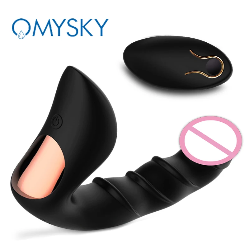 Remote control vibrating Prostate Massager Scrotum stimulator Finger shape Vibrator Anal plug male Masturbator Sex Toys For Men |
