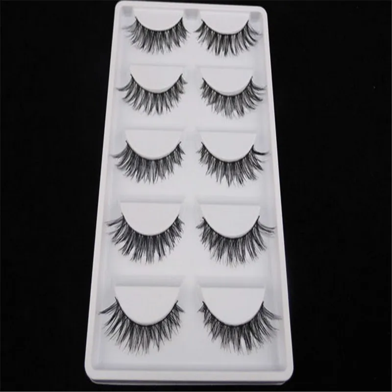 

kanbuder Women Ladies Fashion Party Eyelashes 5 Pair/Lot Crisscross False Eyelashes Lashes Voluminous HOT Eyes Lashes MARC26