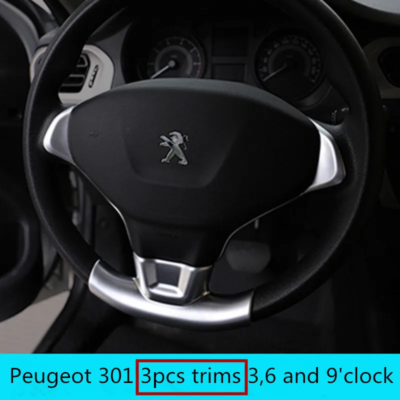 Украшение для peugeot 2014 Citroen Elysee ABS Chromium A/C ПЕРЕКЛЮЧАТЕЛЬ крышка и отделка рулевого