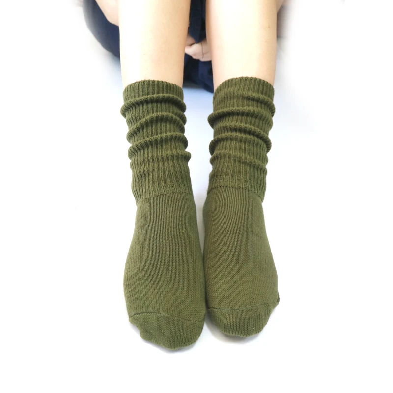 Женские длинные носки в стиле ретро, женские хлопковые высокие носки для девушек, Осень-зима, теплые ворсовые груши, смешные художественные