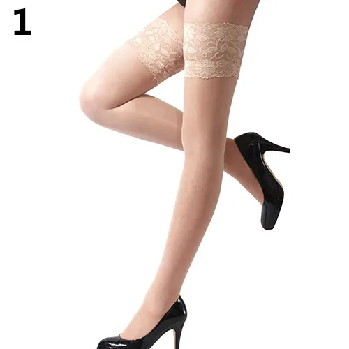 Для женщин сексуальный цветочный кружевной топ прозрачная обувь для ночного клуба высокие гетры до колен чулки