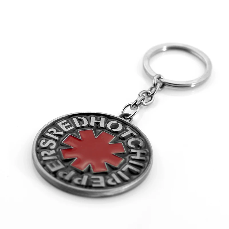 Porte clé Keychain Ø45mm Red Hot Chili Peppers Red Hot RHCP 