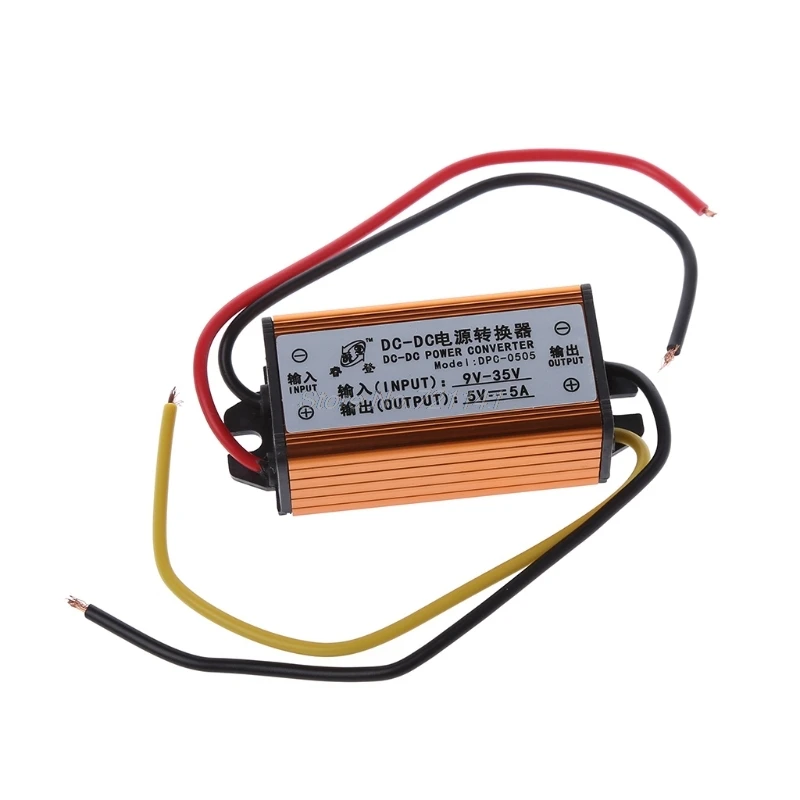 DC 12V 24V to 5V 5A преобразователь регулятор напряжения понижающий модуль питания MAR22