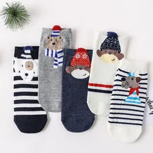 5 пар новое поступление женские красивые хлопковые носки до щиколотки с рисунком из мультфильма Wo короткие носки повседневные красные носки с принтом в форме сердца 35-40