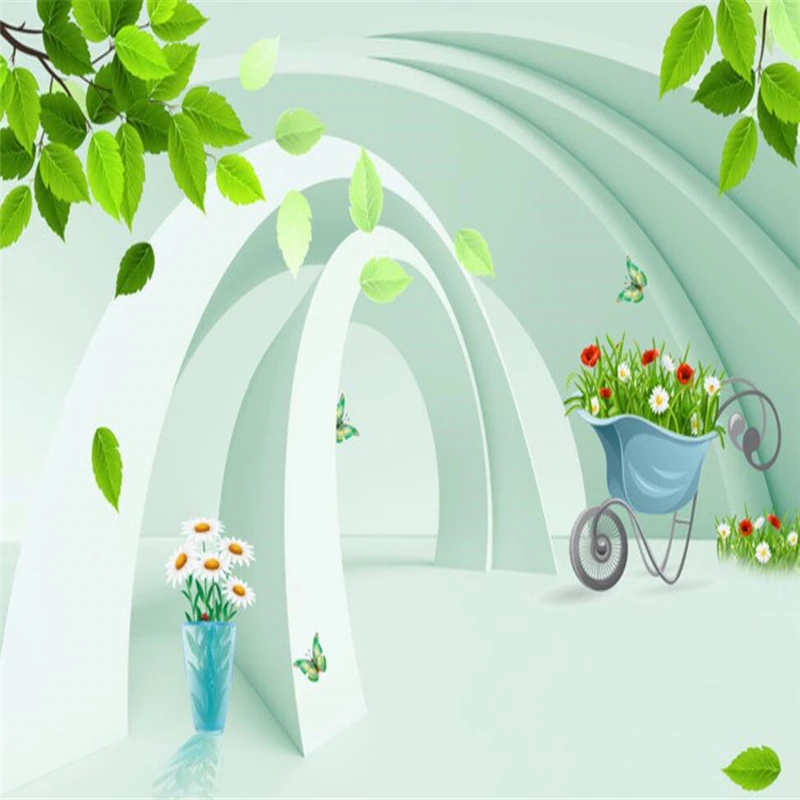 

beibehang Custom photo wallpaper 3D stereo garden space murals living room bedroom sofa wall decoration painting