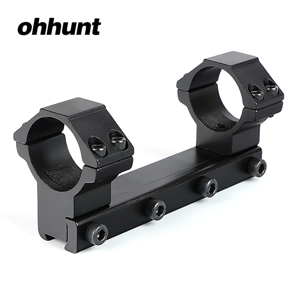 

ohhunt 12cm Integral Mounting 25.4mm 1 inch High Profile Scope Rings Mounts for 11mm Dovetail .22 Airgun Rail with Stop Pin
