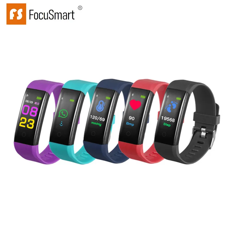 FocuSmart ID115Plus Водонепроницаемый Смарт Браслет монитор сердечного ритма активности
