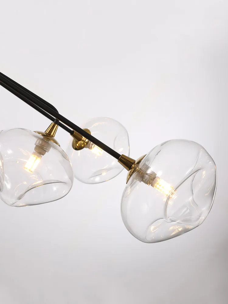Скандинавские современные минималистичные подвесные светильники для гостиной, столовой, креативные молекулярные светильники, теплая Подвесная лампа для спальни