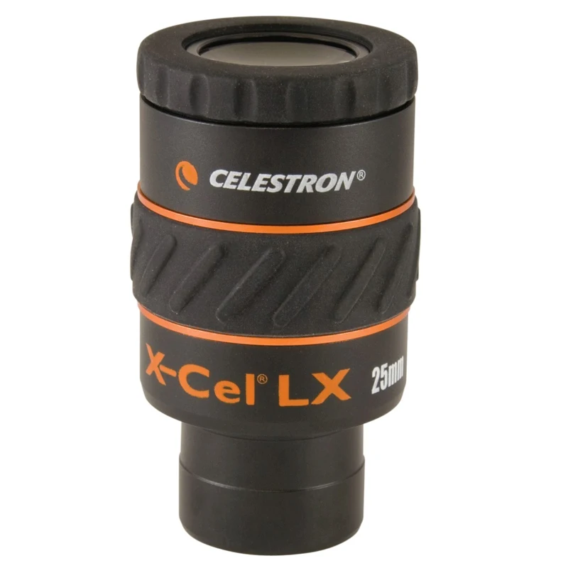 Окуляр CELESTRON X-CEL LX 25 мм, широкоугольный окуляр высокого разрешения с диагональю 1,25 дюйма, не монокулярный Монокуляр