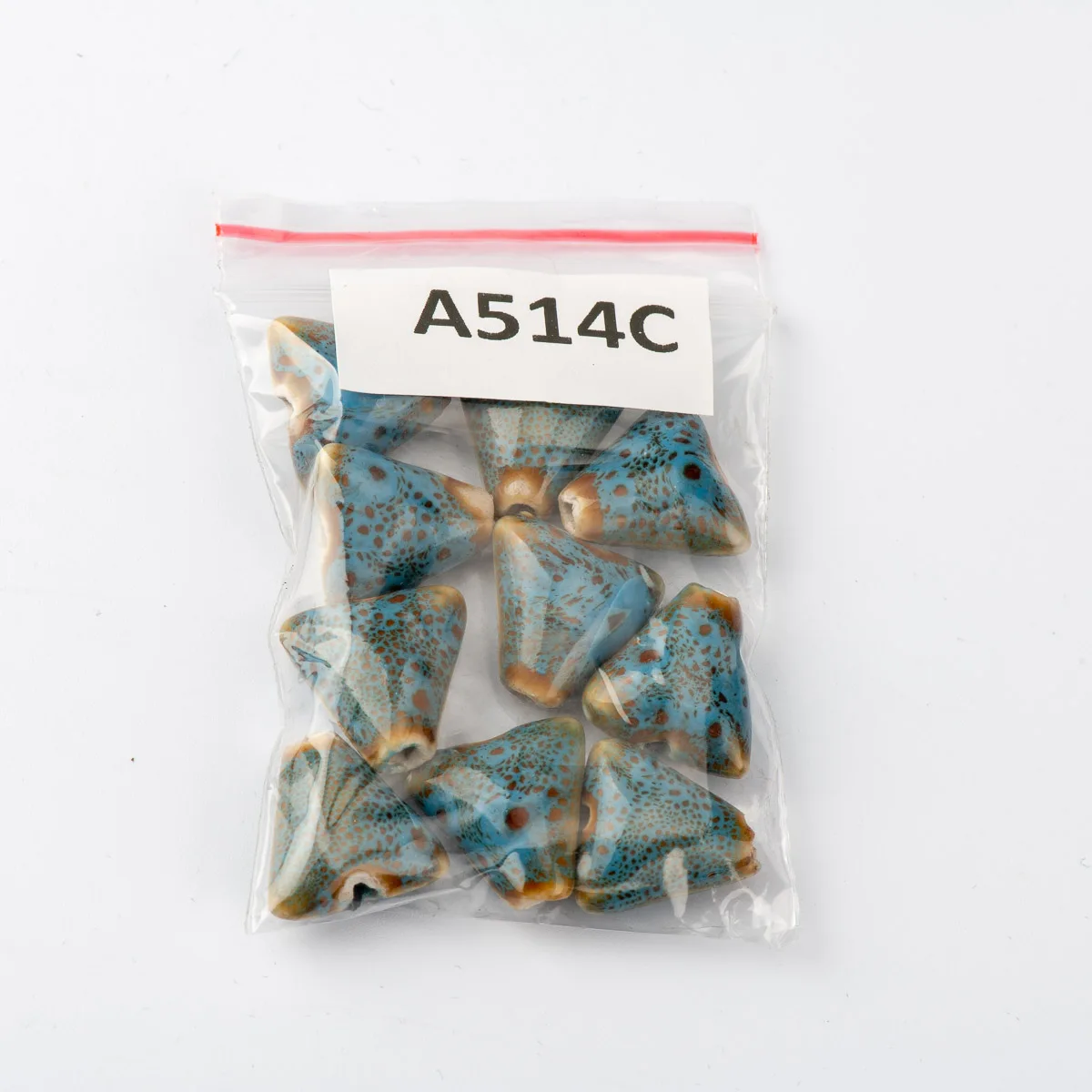Треугольная форма для поделок, керамические бусины, струны, в пакетах, Китай, керамические бусины s, 10 шт./лот# A514C