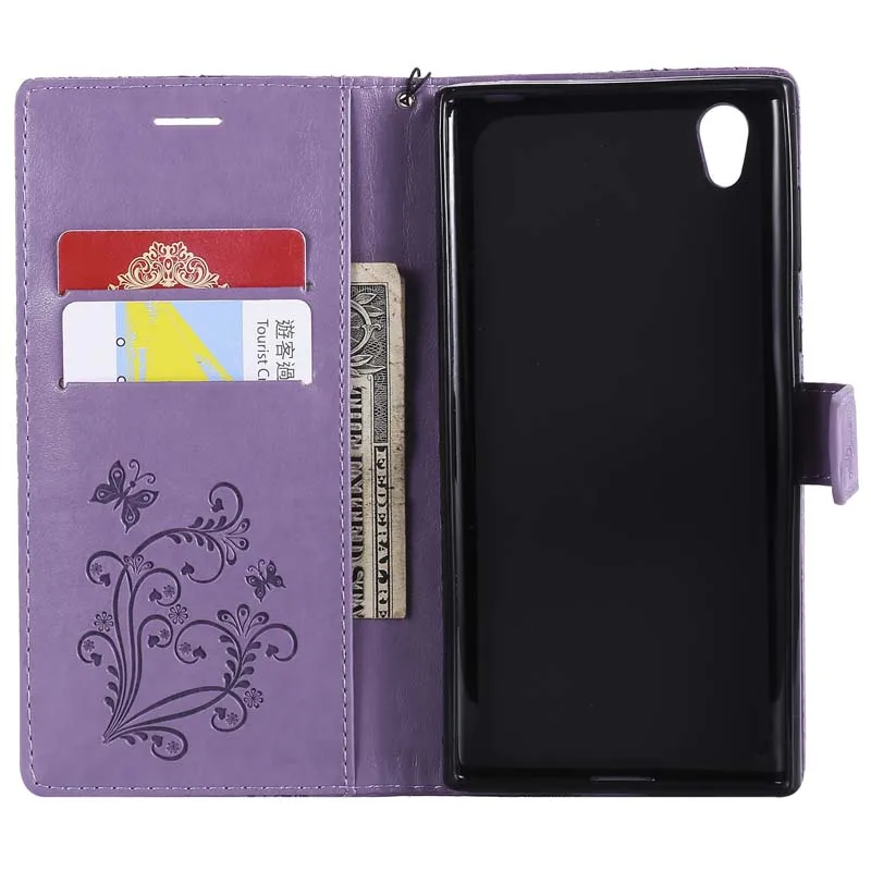 Tsimak бумажник чехол для sony Xperia E5 E6 L1 L2 двойной G3311 G3312 G3313 H3311 H3321 Чехол-книжка из искусственной кожи чехол-кошелек для телефона Coque