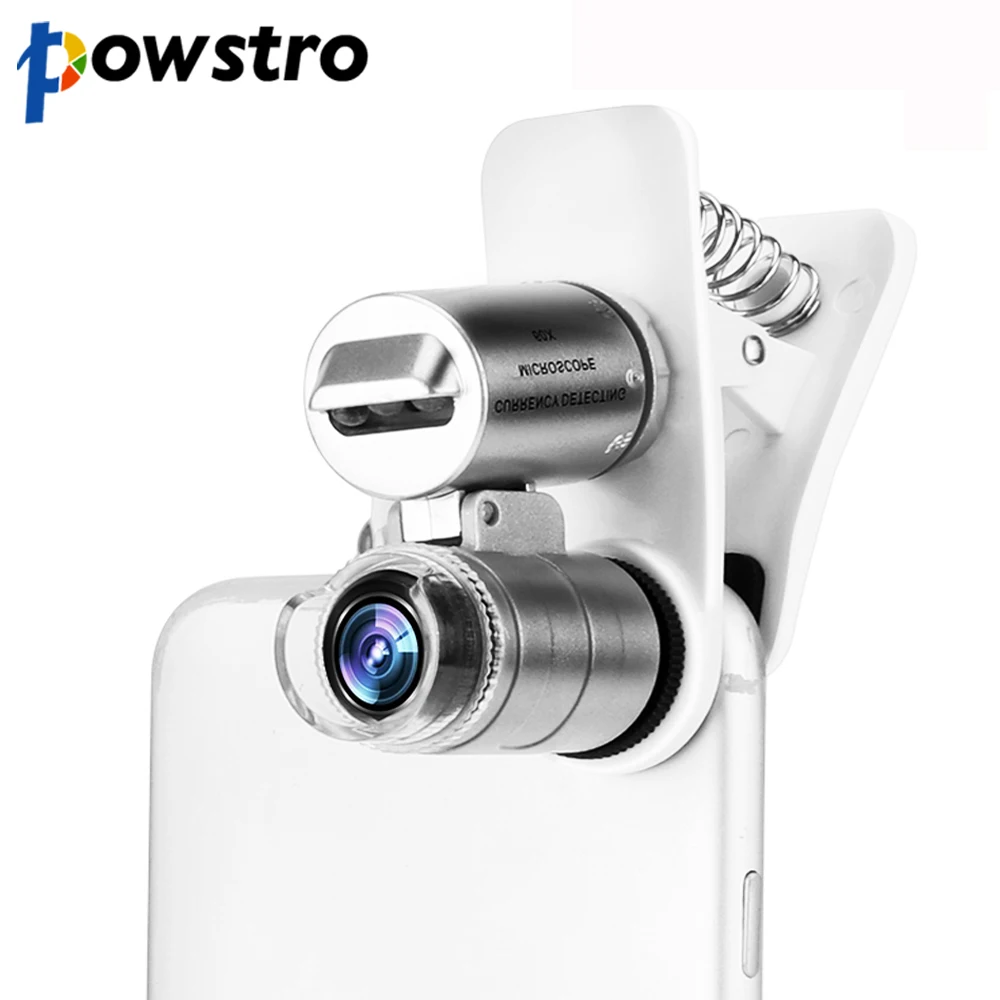 Universal Mobile Phone Microscope Macro Lens 60X Optical