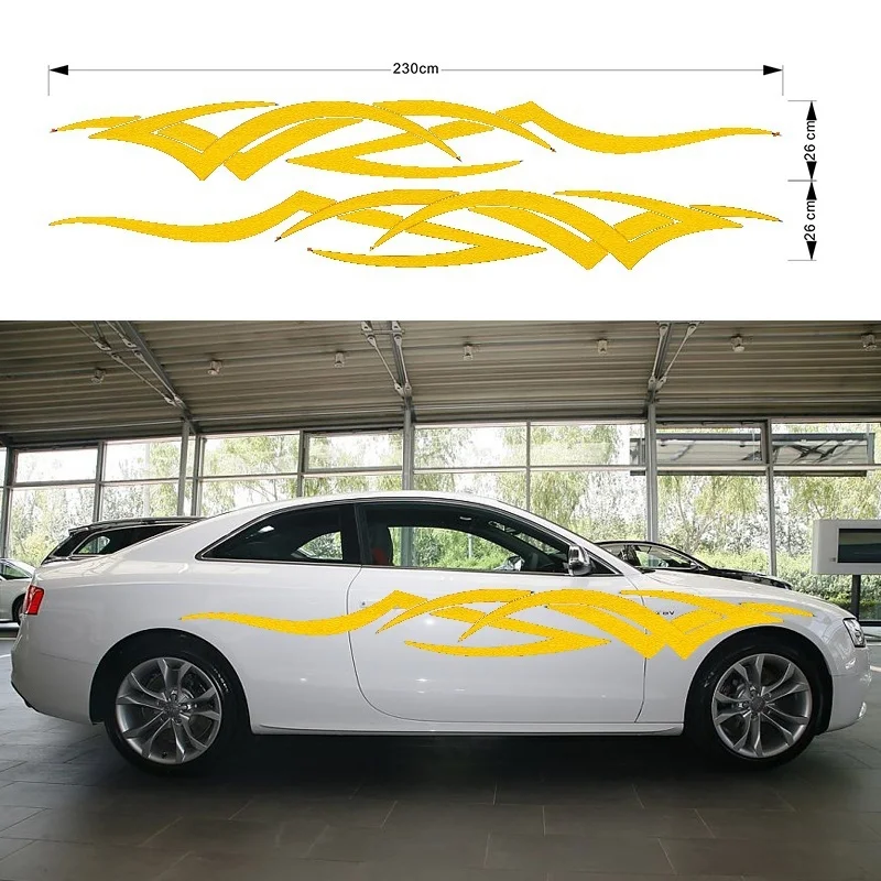 Аксессуары для кузова автомобиля 230x26 см|Наклейки на автомобиль| |
