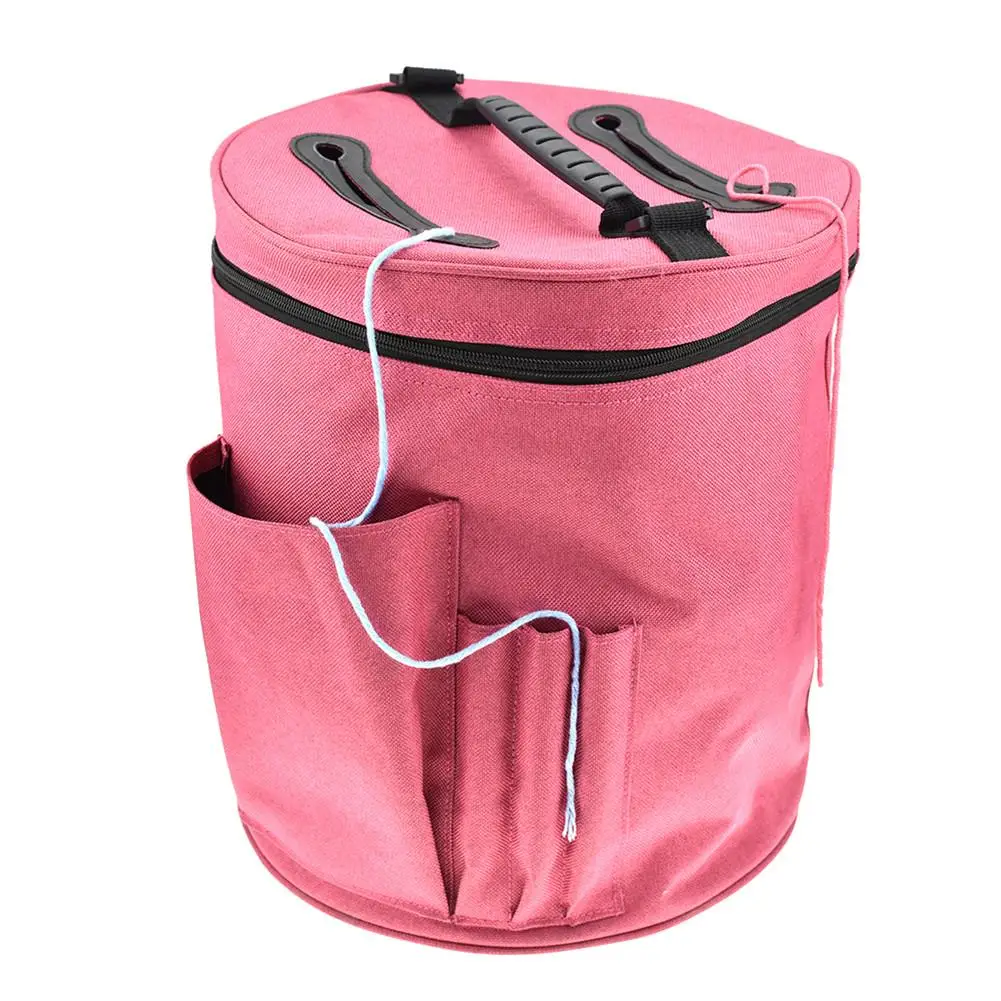 DIY الحياكة حقيبة التخزين الكروشيه الصوف سلة التخزين DIY الحياكة حقيبة التخزين الكروشيه الصوف سلة التخزين