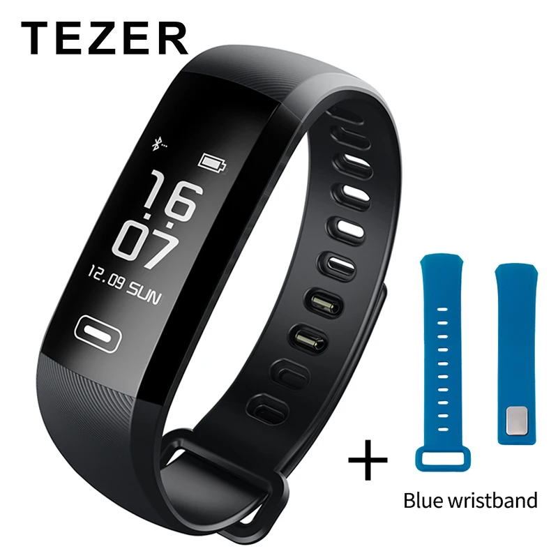 TEZER R5 max dropship Original band 50 Letters Message push  heart rate  smart Fitness Bracelet Watch intelligent Pedometer