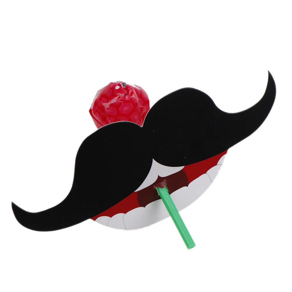 Disposable Beard Lip Lollipop Straws Party Decoration Photo Booth Decor Birthday Party Kids Straws For Wedding  50pcs/lot