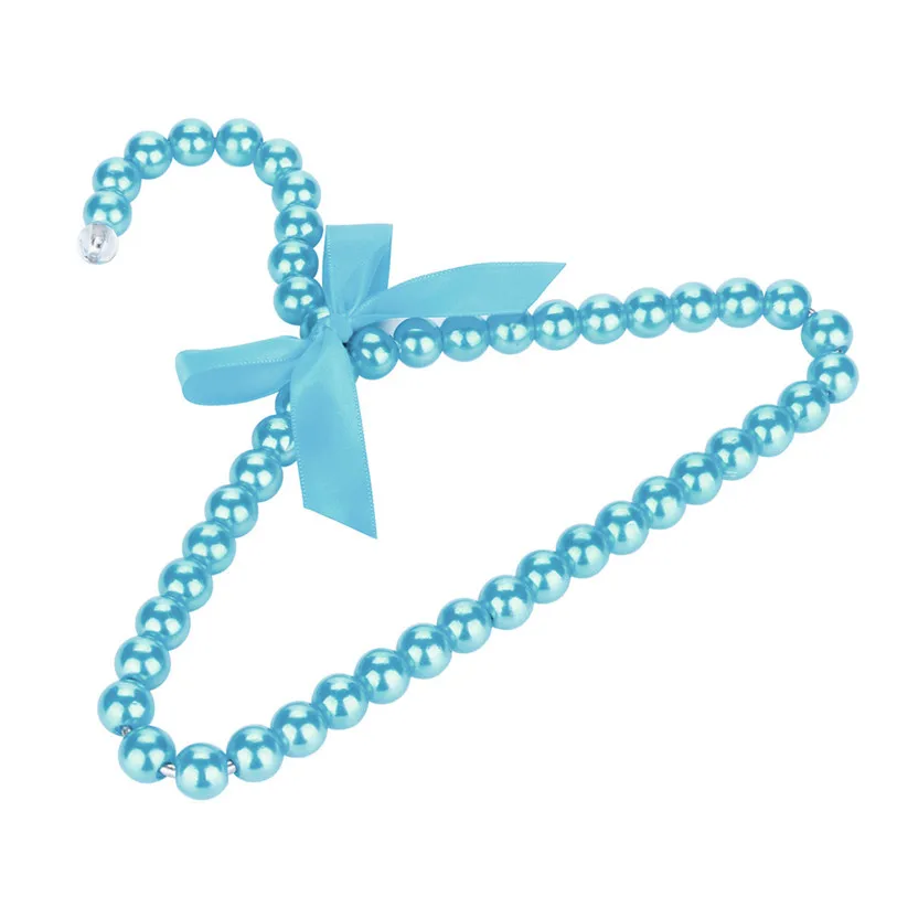 Fashion Pearl Bow Clothes Clothing Rack Hanger For Kids Children Dog Puppy Cat Clothing Hangers Racks Pet Accessories 40JA9 (11)