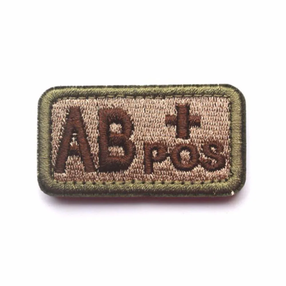 

Est Military Tactics Blood Types Embroidered Patch Medical Armband Hot Sale