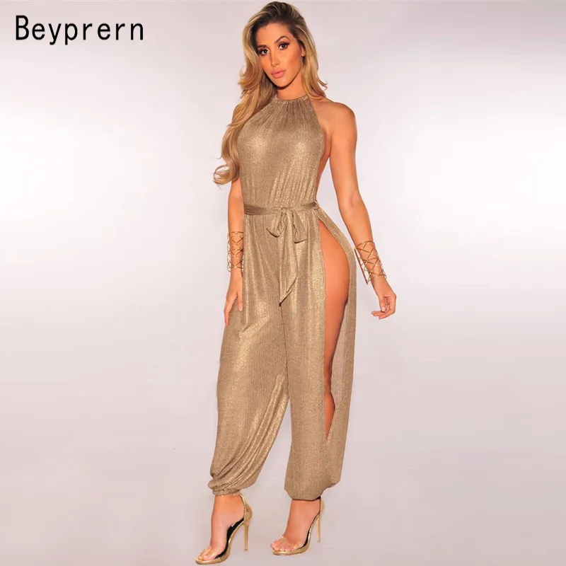 gold overalls