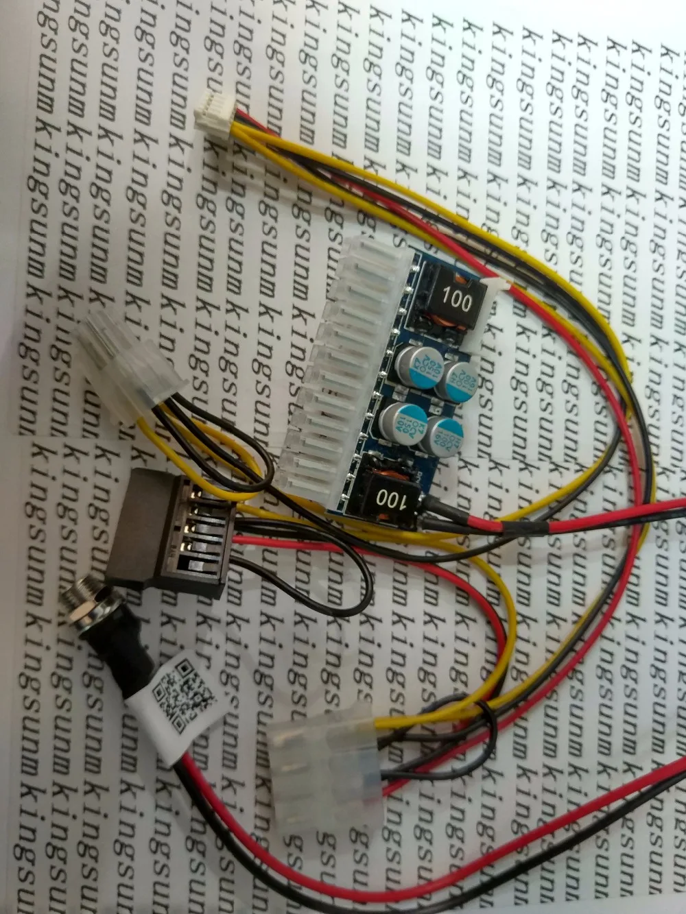Новый PCI E 6 контактный вход Φ 24pin модульный переключатель Pico PSU автомобильный мини