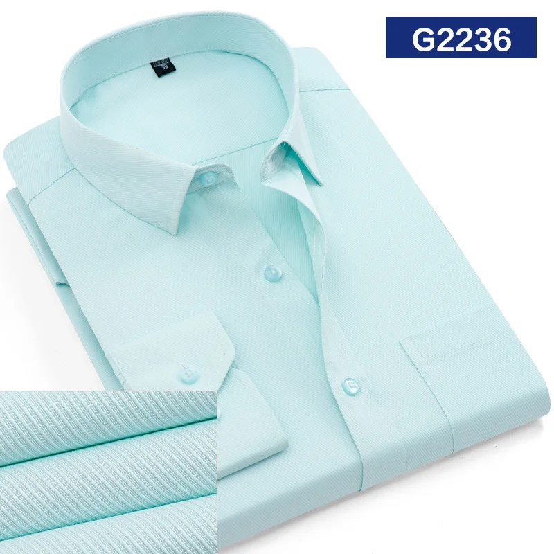 DAVYDAISY, Новое поступление, мужские рубашки с длинным рукавом, приталенные, деловые, мужские, для свадьбы, вечерние, формальные, Camisa Masculina DS267 - Цвет: G2236