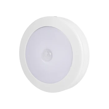

1Pcs 6 Led Night Light Wireless Detector Light Wall Lamp Light Auto On/Off Closet Battery Power 6 LED Infrared PIR Motion Sensor