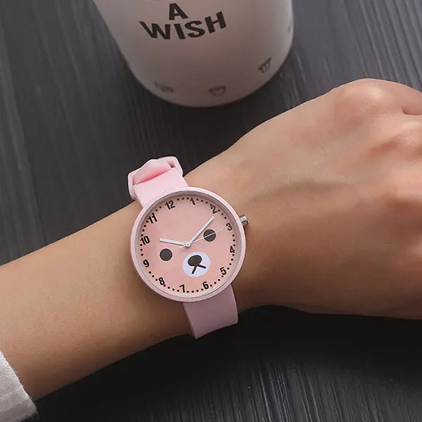 

New Silicone Fashion Students Children Watch Kids Watches Wrist Clock For Girls Boys Child Hours Quartz Wristwatch Girl Gift