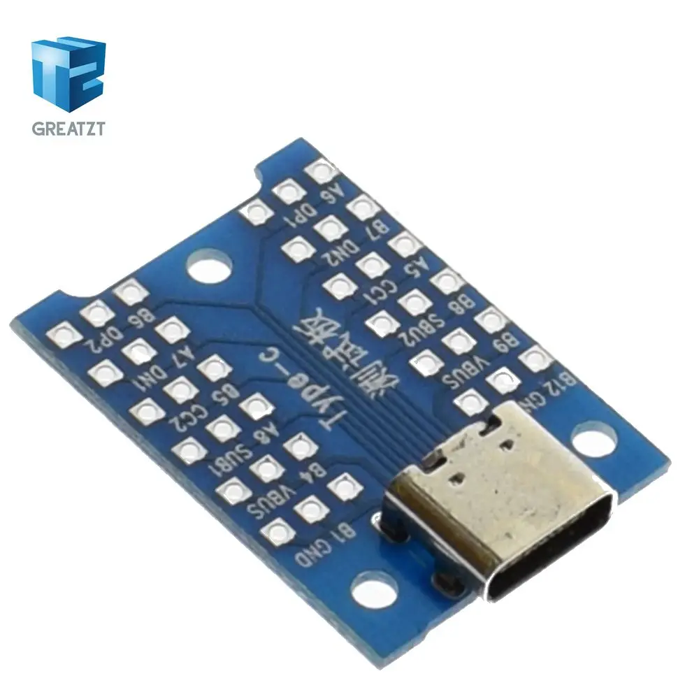 

1pcs The new usb interface usb type-c test charging board diy for ardunio