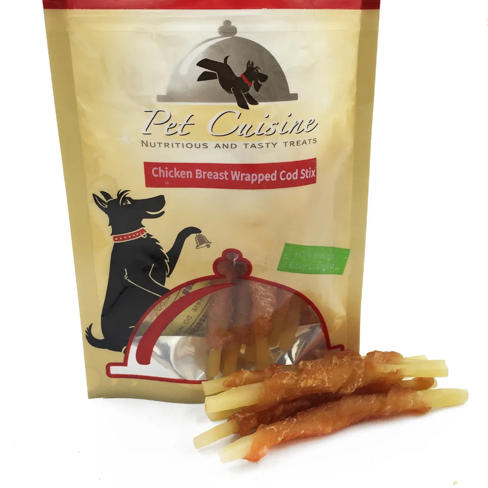 Pet Cuisine Dog Chews Treats Training Snacks, Chicken Breast Wrapped