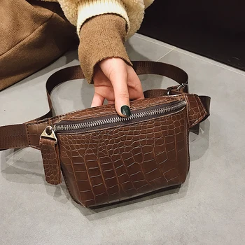 

PU Leather Fanny Packs For Women 2019 New Fashion Ladies Waist Bags Female Small Belt Bag Girls Shoulder Backpack