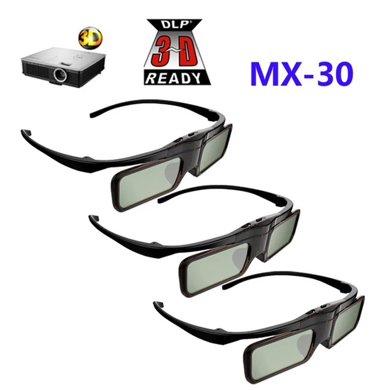 Очки 3D DLP с активным затвором для проекторов BenQ W1070/W750/W1080ST Acer/Optoma/Dell 96 144HZ LINK Xgimi