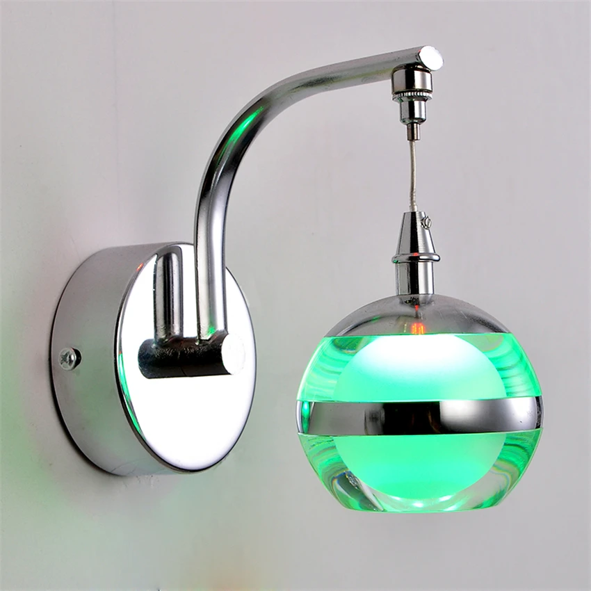 LFH 2017 Modern Creative colorful glass ball wall lamps For Home