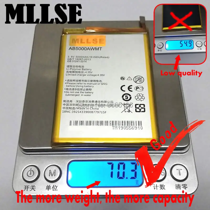 

AB5000AWMT Battery For Philips xenium V526 V787 V377 Mobile Phone Batteries Tracking Code