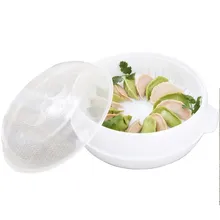 2 уровня микроволновая печь для круглых Еда Пароварка кастрюля с крышкой многоцелевой китайская Пароварка Корзина для приготовления пищи блюдо горшок кухонная посуда