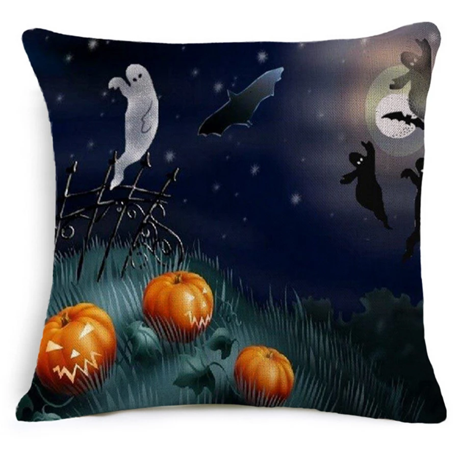 هالوين اليقطين الكرتون ديكور المنزل وسادة ليغطي أريكة مكتب أريكة رمي غطاء وسادة 45x45 سنتيمتر المخدة b187 هالوين اليقطين الكرتون ديكور المنزل وسادة ليغطي أريكة مكتب أريكة رمي غطاء وسادة 45x45 سنتيمتر المخدة b187