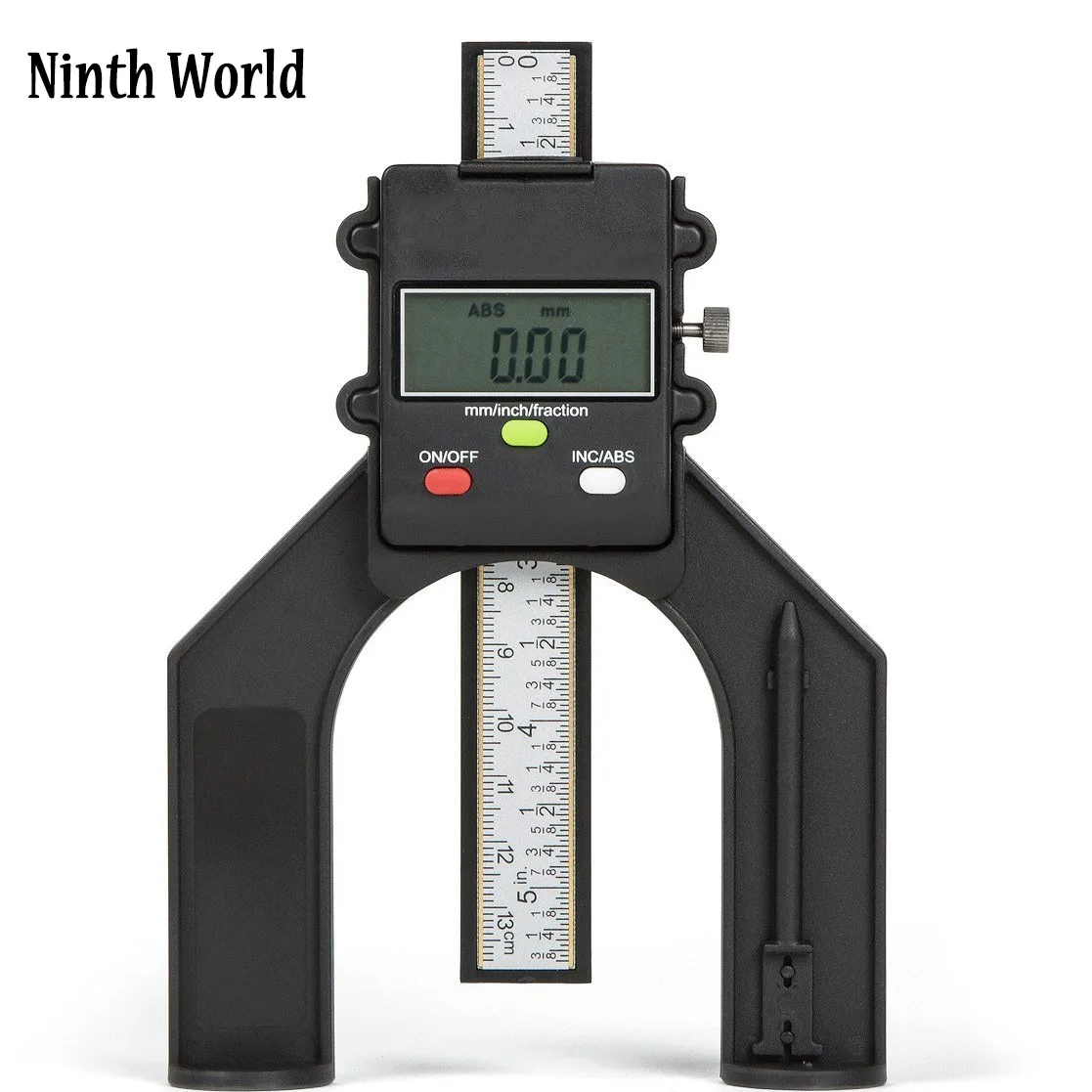 Ninth World Digital Depth Gauge 80mm Lcd Height Gauges Calipers With