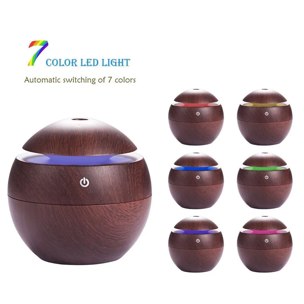 

USB Air Humidifier Ultrasonic Aromatherapy Essential Oil Aroma Diffuser with LED Night Light Mist Purifier atomizer for Home