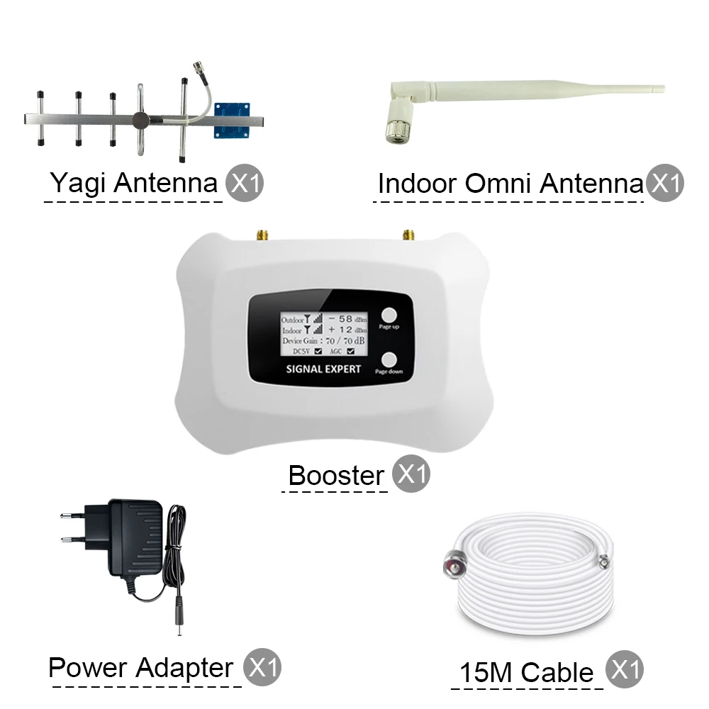 ATNJ Phone Signal Extender LTE800 band20 High Gain