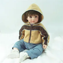 22 inch 55 cm reborn Silicone dolls, lifelike doll reborn Fashion boy