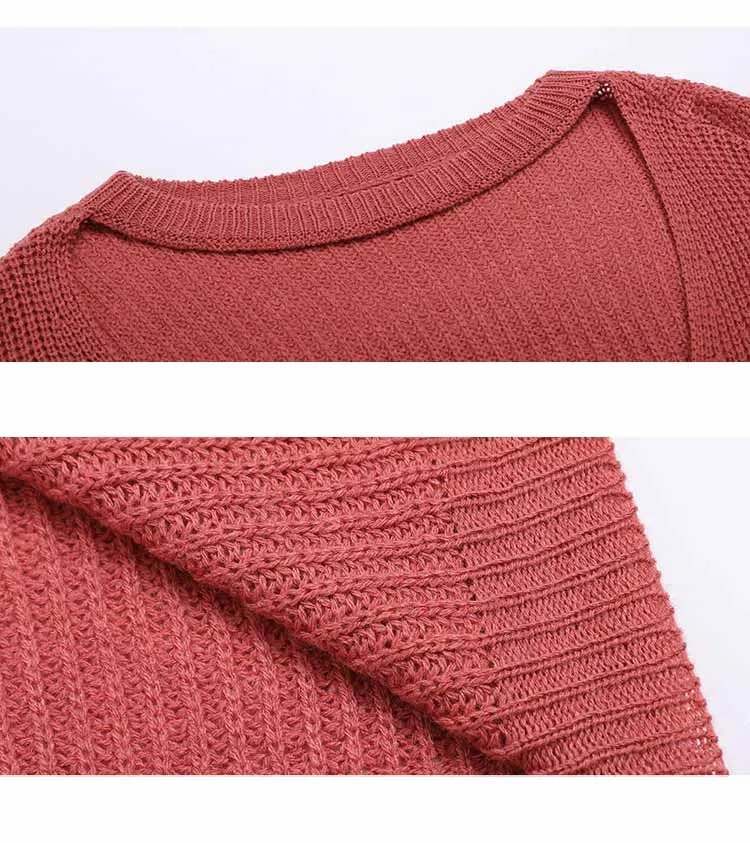 2018 Europe and the United States sexy women's V-neck sweater bottoming shirt deep neck V-neck sweater (21)